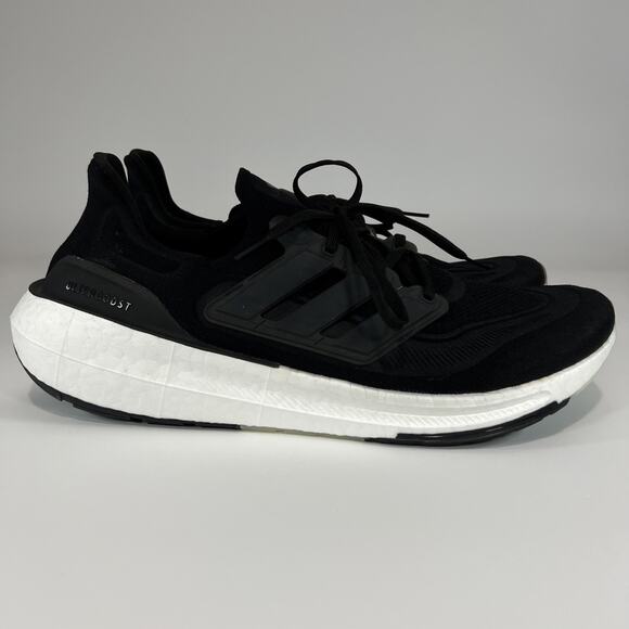 Adidas Ultraboost Light Mens Size 18 Running Sneakers Core Black White GY9351 main image 6